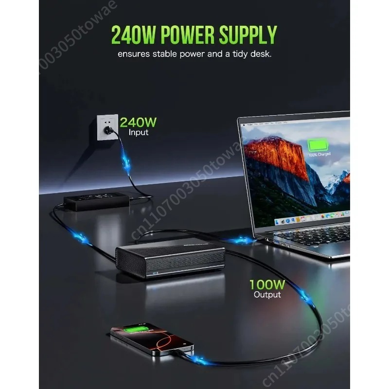 Oculink Egpu Dock Graphics Card - OcuLink Externe GPU-Dockingstation USB4 Typ-C eGPU-Dock