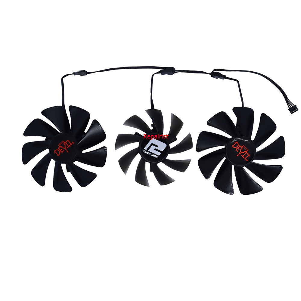 Rx 6800 Xt 16Gb Video Card - 3Pcs/Set DIY GA91S2H GAA8S2U,Grafikkartenventilator,GPU Kühler,Für PowerColor
