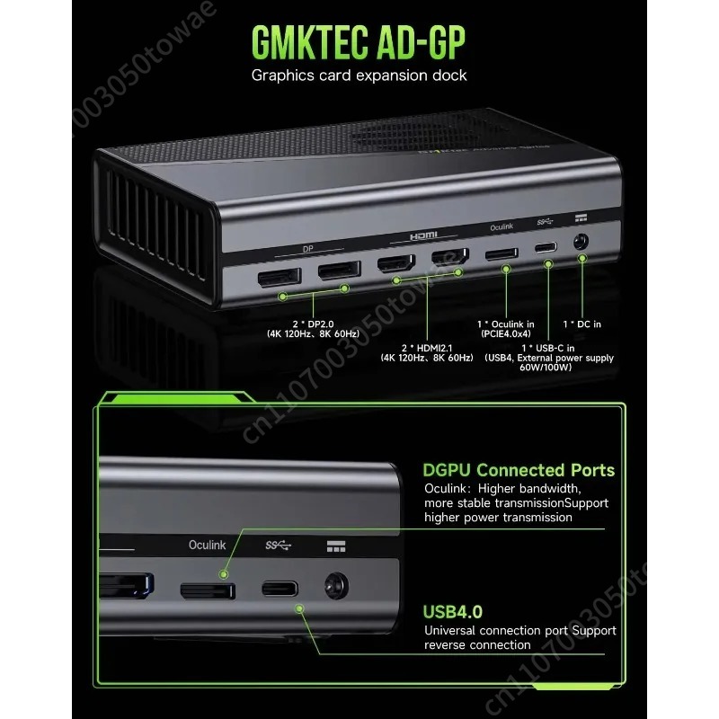 OcuLink Externe GPU-Dockingsta – Oculink Egpu Dock Graphics Card Bewertung und Preis